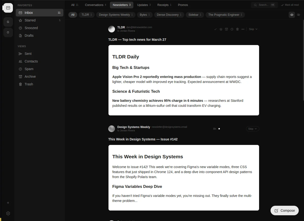 Mailautumn email client — screenshot 2