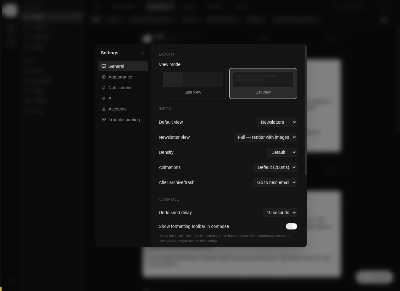 Mailautumn email client — screenshot 3